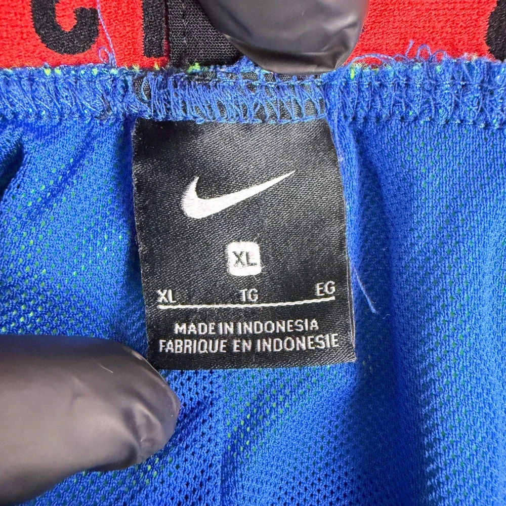 Nike Sportswear Mesh Shorts Mens XL Blue Colorblock Pockets BV3249-480 Athletic